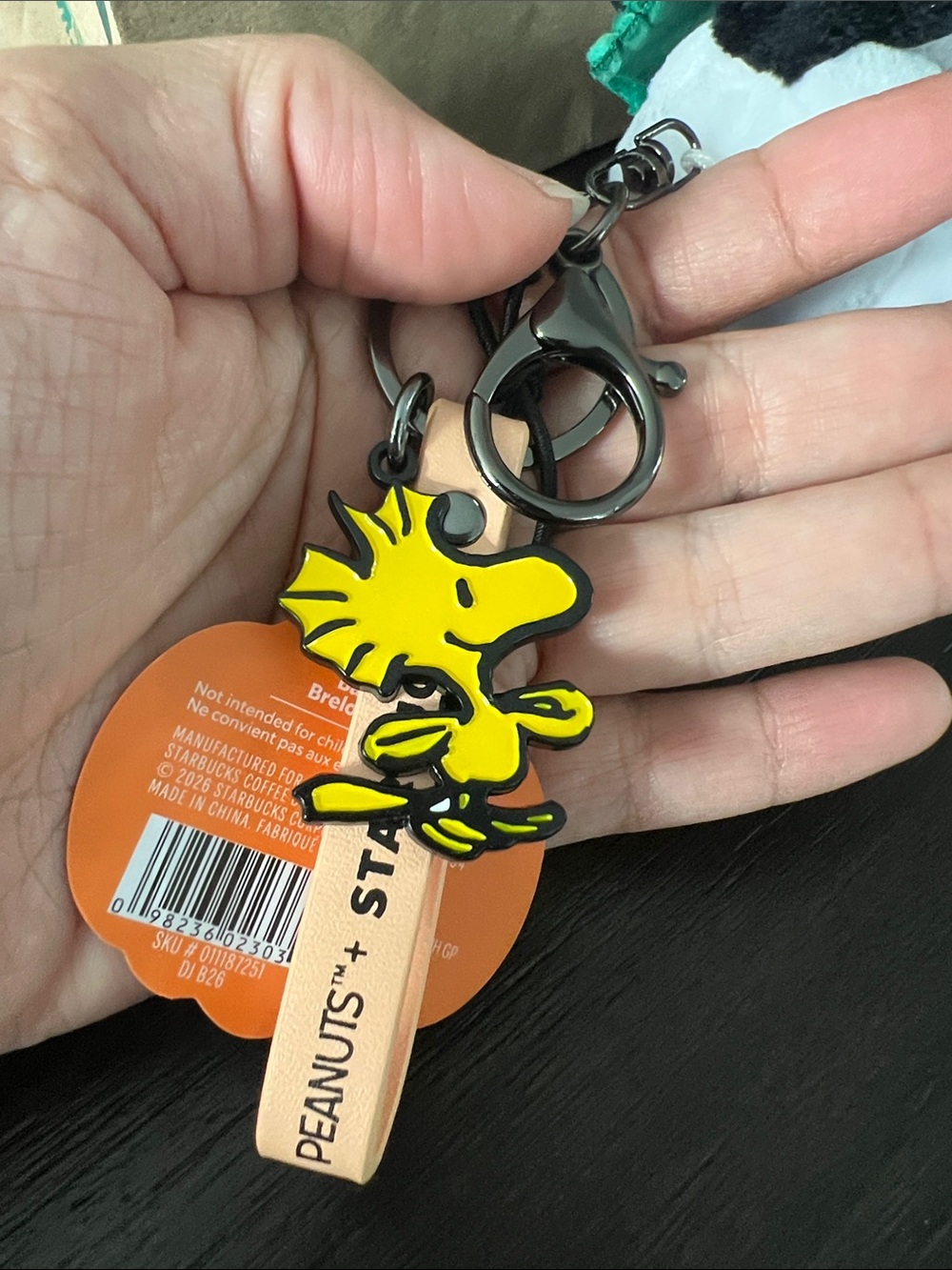 Starbucks Snoopy Plush Charm Keychain - Picture 8 of 10